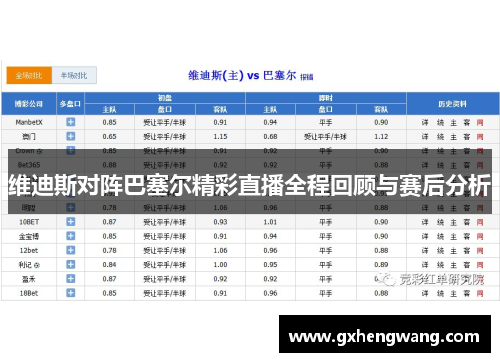 维迪斯对阵巴塞尔精彩直播全程回顾与赛后分析